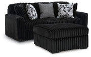 juego de sala Midnight-Madness Sofa & Oversized Ottoman 2PC
