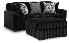 juego de sala Midnight-Madness Sofa & Oversized Ottoman 2PC