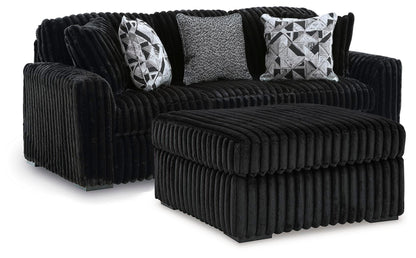 juego de sala Midnight-Madness Sofa & Oversized Ottoman 2PC