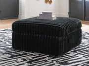 Midnight-Madness Oversized Accent Ottoman