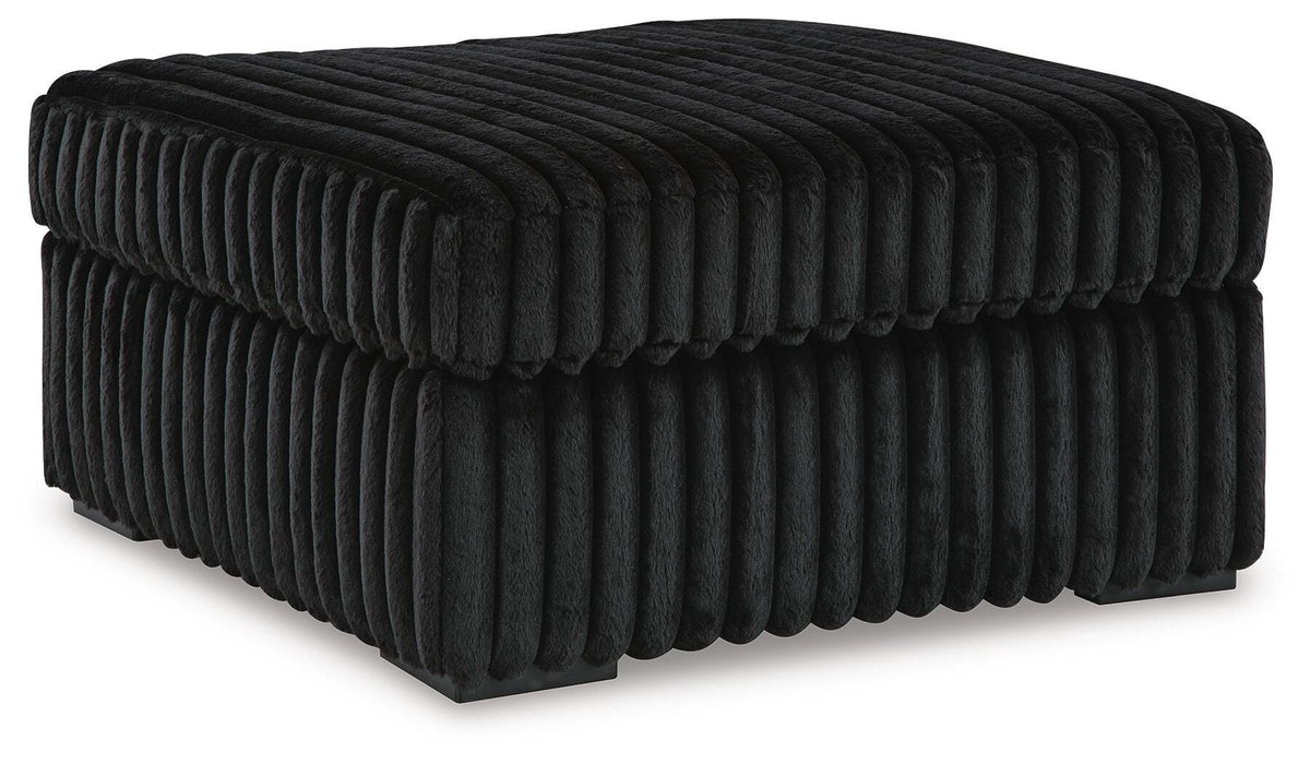 seccional Midnight-Madness 4PC & Oversized Accent Otomana Set