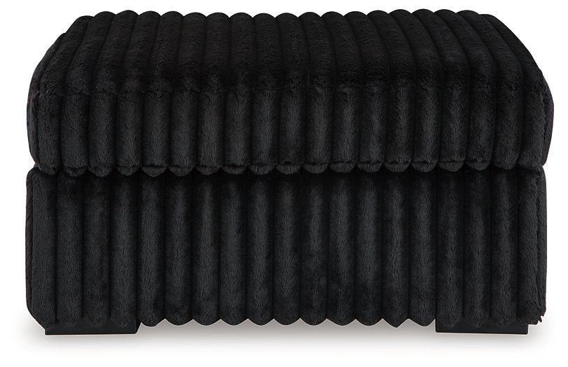 Otomana extragrande con acento Midnight-Madness