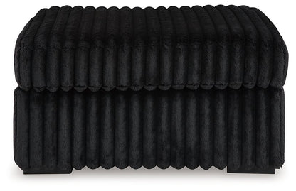 Otomana extragrande con acento Midnight-Madness