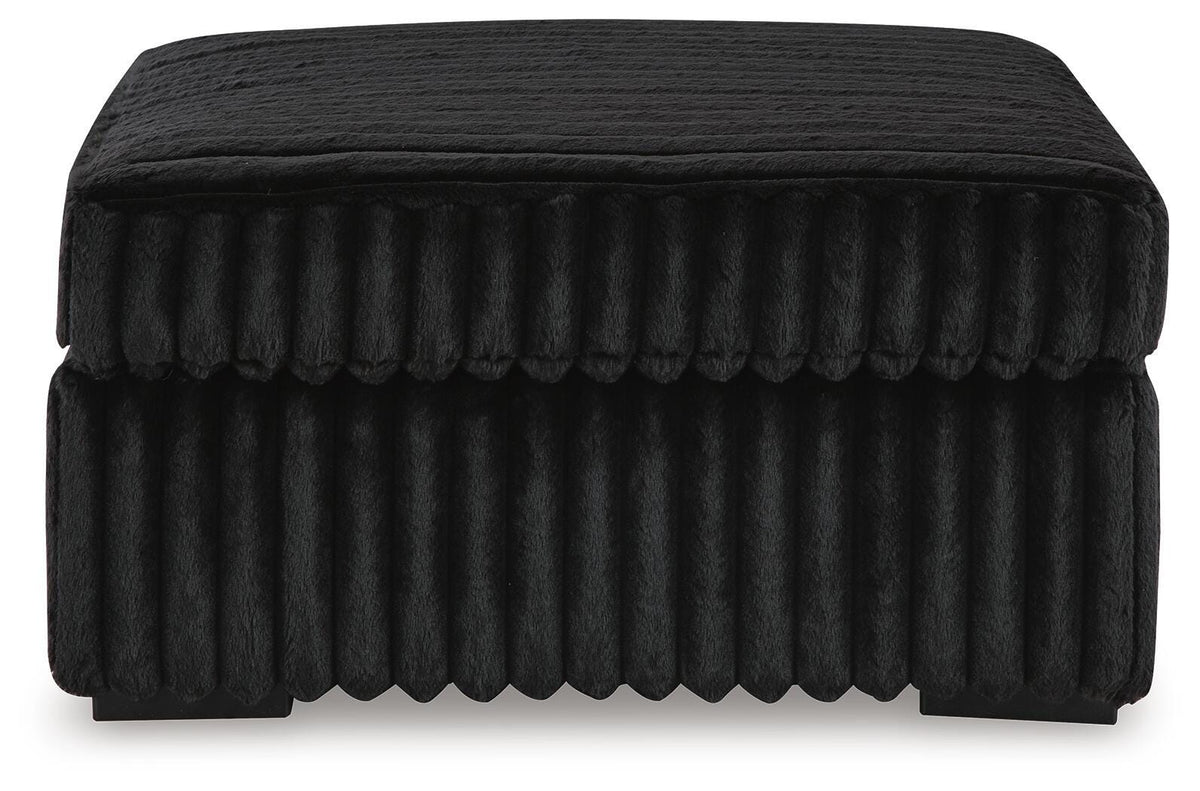 seccional Midnight-Madness 4PC & Oversized Accent Otomana Set