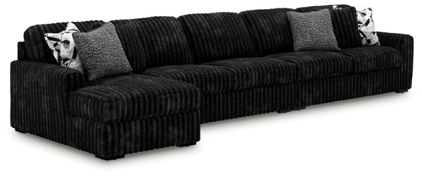 Midnight-Madness 3-Piece Sectional with Chaise