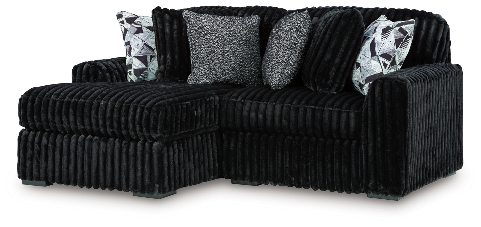 Midnight-Madness 2-Piece Sectional with Chaise