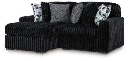 Midnight-Madness 2-Piece Sectional with Chaise