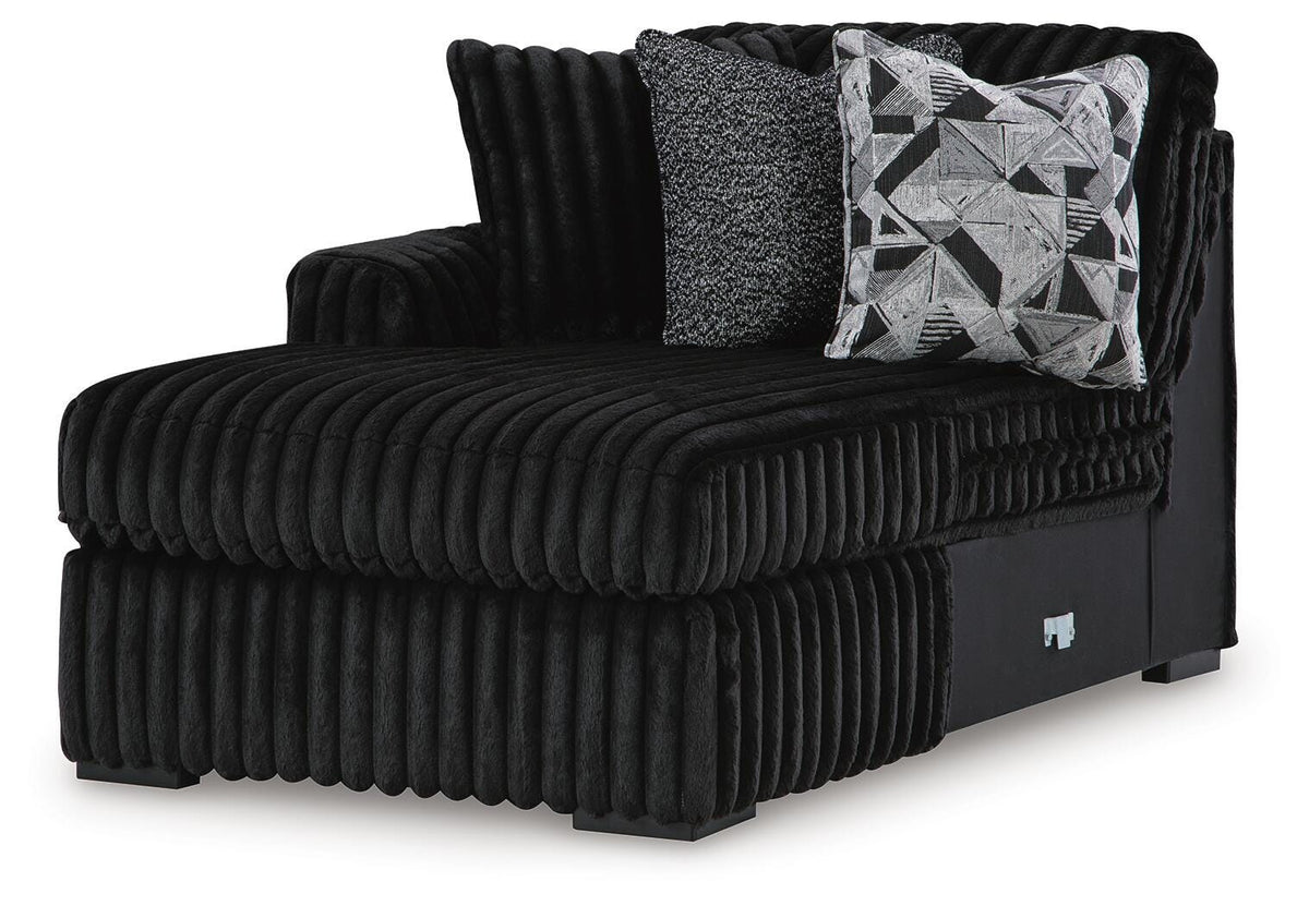 seccional Midnight-Madness 4PC & Otomana Set
