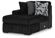 seccional Midnight-Madness 4PC & Otomana Set
