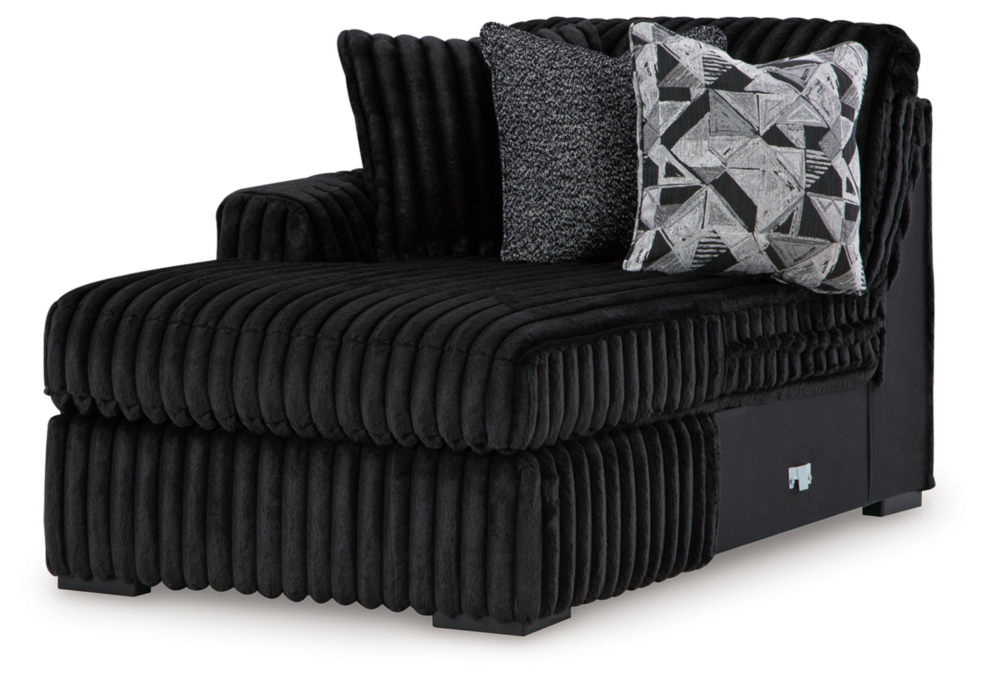 Midnight-Madness 3-Piece Sectional with Chaise