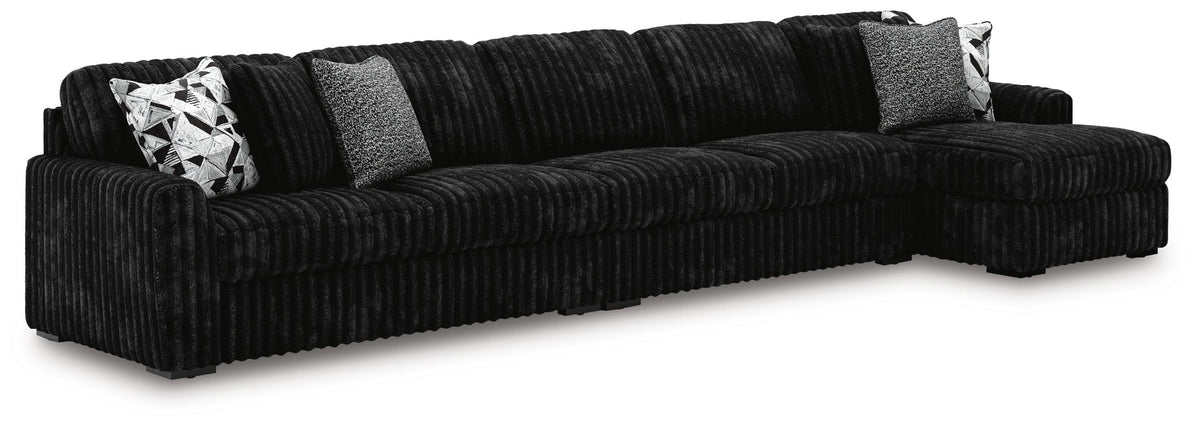 seccional Midnight-Madness 3-Piece con Chaise
