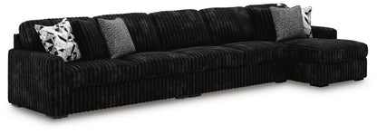 seccional Midnight-Madness 3-Piece con Chaise