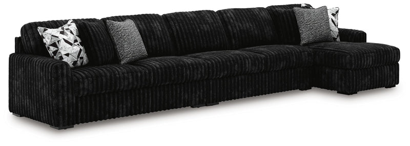 seccional Midnight-Madness 3-Piece con Chaise