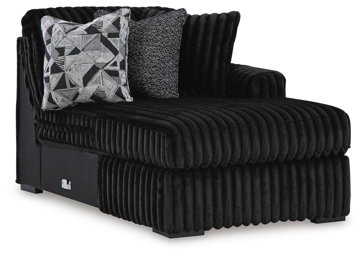 seccional Midnight-Madness 2PC & Oversized Accent Otomana Set