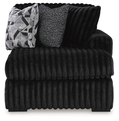 seccional Midnight-Madness 4PC & Oversized Accent Otomana Set