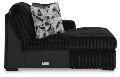 seccional Midnight-Madness 4PC & Oversized Accent Otomana Set