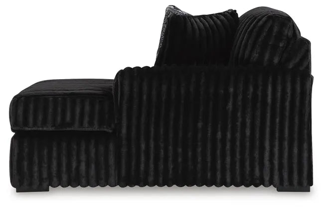 Midnight-Madness 3-Piece Sectional with Chaise