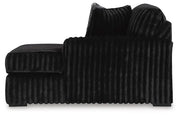 Midnight-Madness 3-Piece Sectional with Chaise