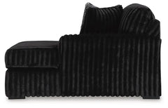 Midnight-Madness 3-Piece Sectional with Chaise