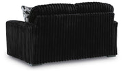 Midnight-Madness Sofa, Loveseat & Oversized Ottoman 3PC Living Room Set