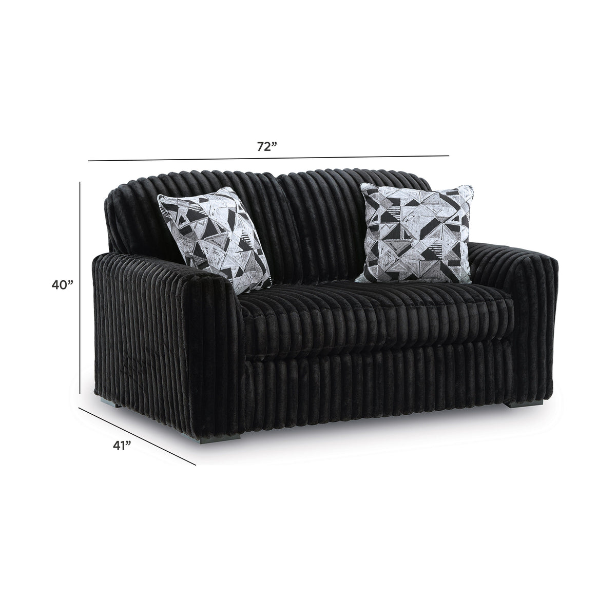 Midnight-Madness Loveseat