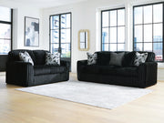 Midnight-Madness 2PC Living Room Set