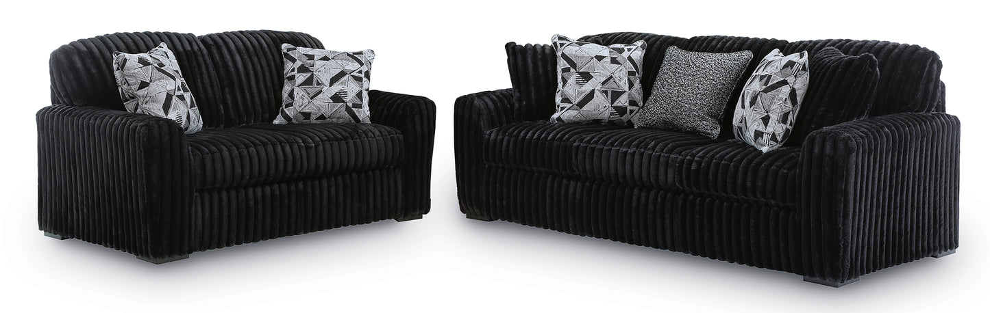 Midnight-Madness 2PC Living Room Set