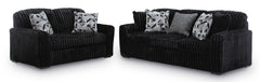 Midnight-Madness 2PC Living Room Set
