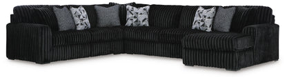Midnight-Madness 6-Piece Sectional with Chaise