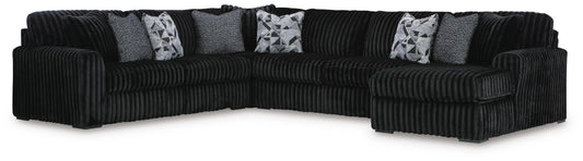 Midnight-Madness 6-Piece Sectional with Chaise