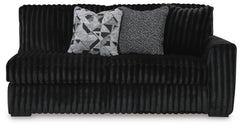 Midnight-Madness 3-Piece Sectional with Chaise