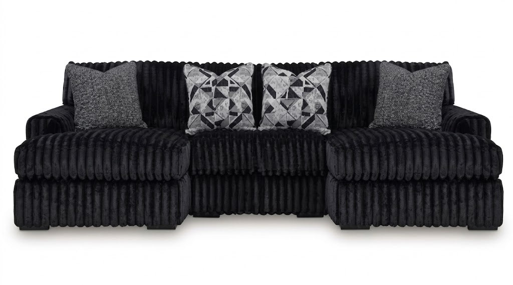 seccional Midnight-Madness 3-Piece Double Chaise