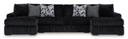 seccional Midnight-Madness 4-Piece Double Chaise