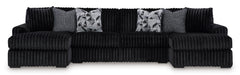 seccional Midnight-Madness 4-Piece Double Chaise