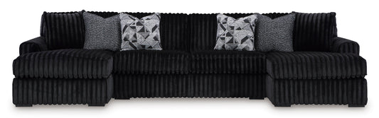 seccional Midnight-Madness 4-Piece Double Chaise