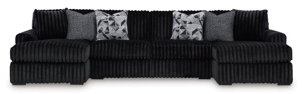 seccional Midnight-Madness 4-Piece Double Chaise