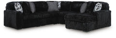Midnight-Madness 5PC Sectional Set