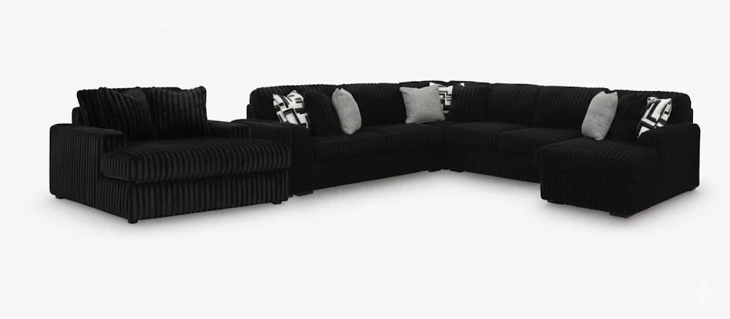 Midnight-Madness 4PC Living Room Set