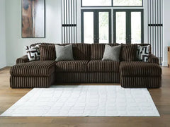 Midnight-Madness 3-Piece Sectional with Chaise