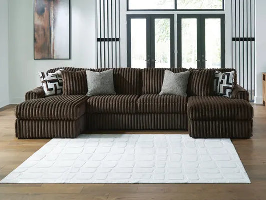 Midnight-Madness 3-Piece Sectional with Chaise
