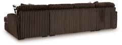 Midnight-Madness 3-Piece Sectional with Chaise