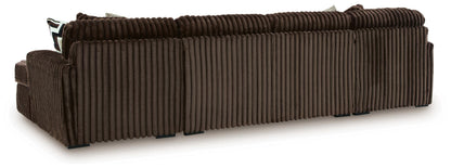Midnight-Madness 3-Piece Sectional with Chaise