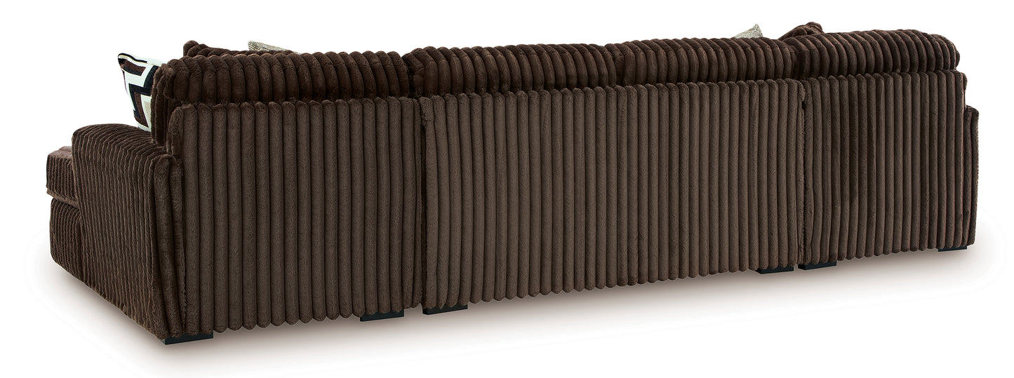 Midnight-Madness 3-Piece Chaise Sectional