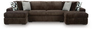 Midnight-Madness 3-Piece Sectional with Chaise
