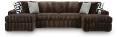 Midnight-Madness 3-Piece Sectional with Chaise