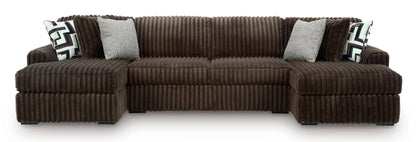 Midnight-Madness 3-Piece Chaise Sectional