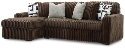 Midnight-Madness 2-Piece Sectional Sofa with Chaise