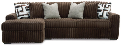 Midnight-Madness 2-Piece Sectional Sofa with Chaise