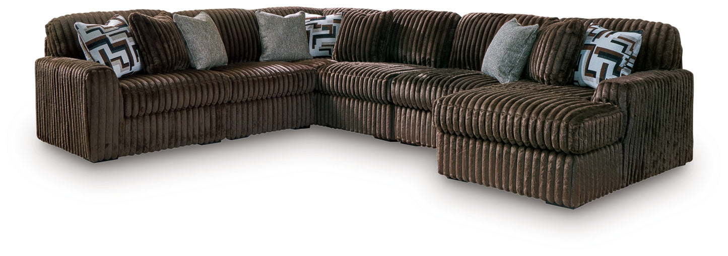 Midnight-Madness 6-Piece Sectional with Chaise