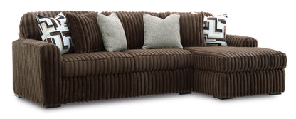 Midnight-Madness 2-Piece Sectional Sofa with Chaise